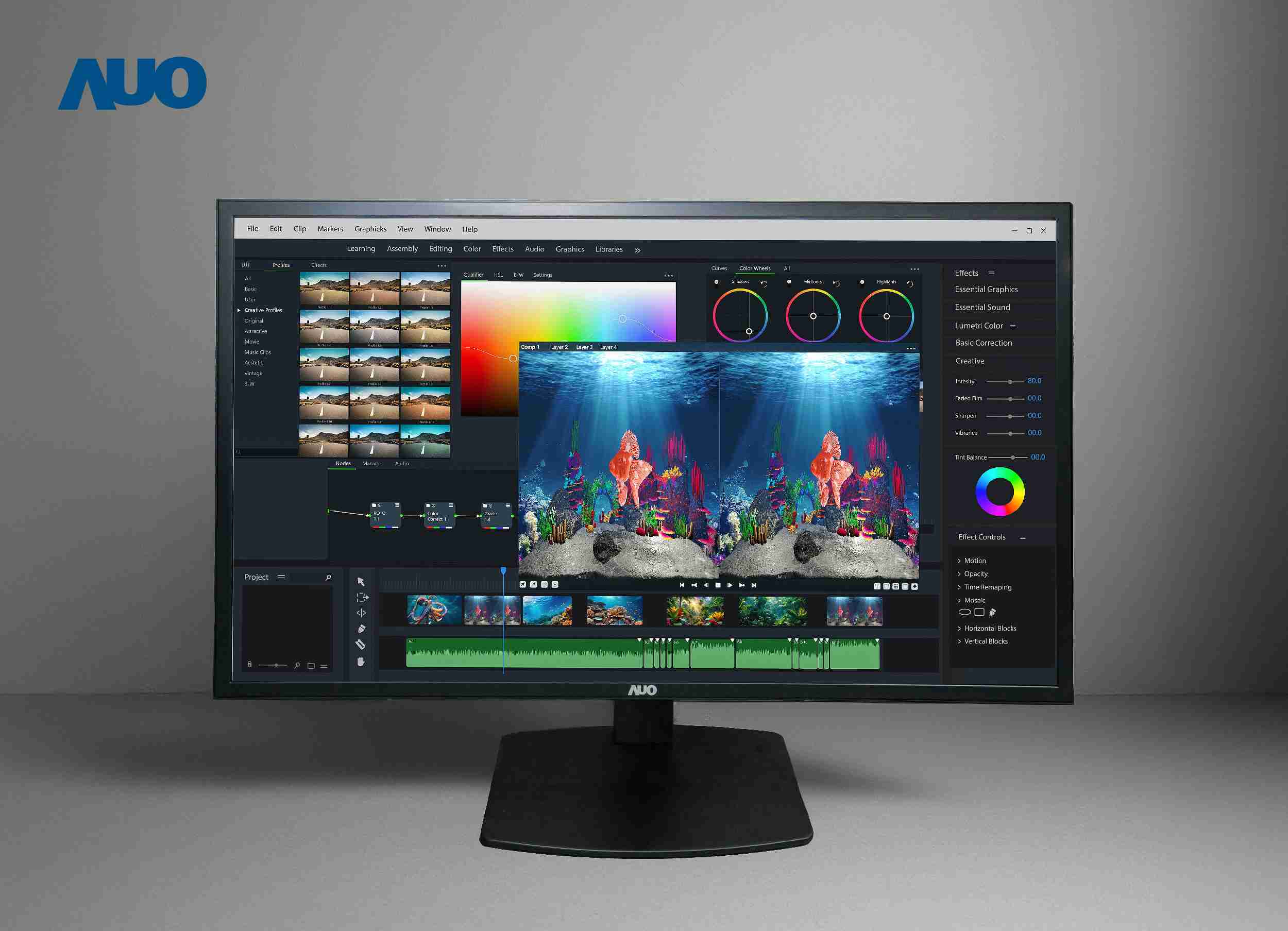 人生就是博开发32吋2D/3D专业桌上型显示器，，拥有8K4K超高分辨率，，，，并以低串扰算法优化3D显示效果，，，搭载自动眼球追踪功能，，能实时调整3D图像，，进行实时2D与3D无缝共存窗口，，，提供图像设计工作者突破二维接口的崭新工作氛围与效率